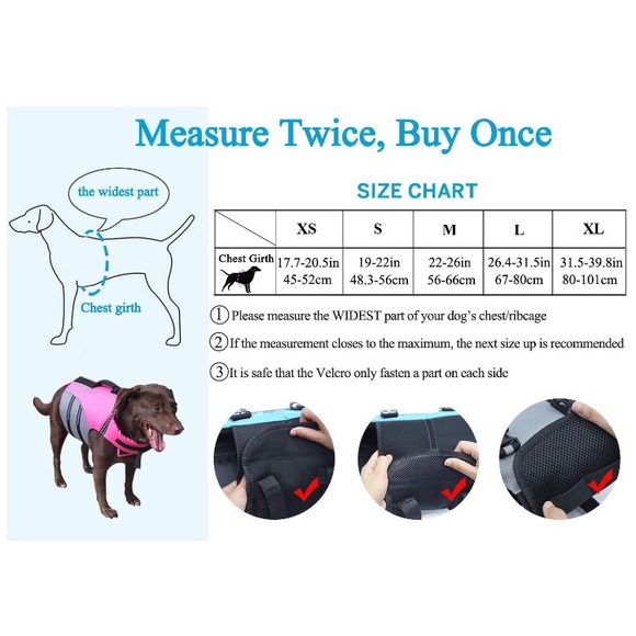 vivaglory size chart
